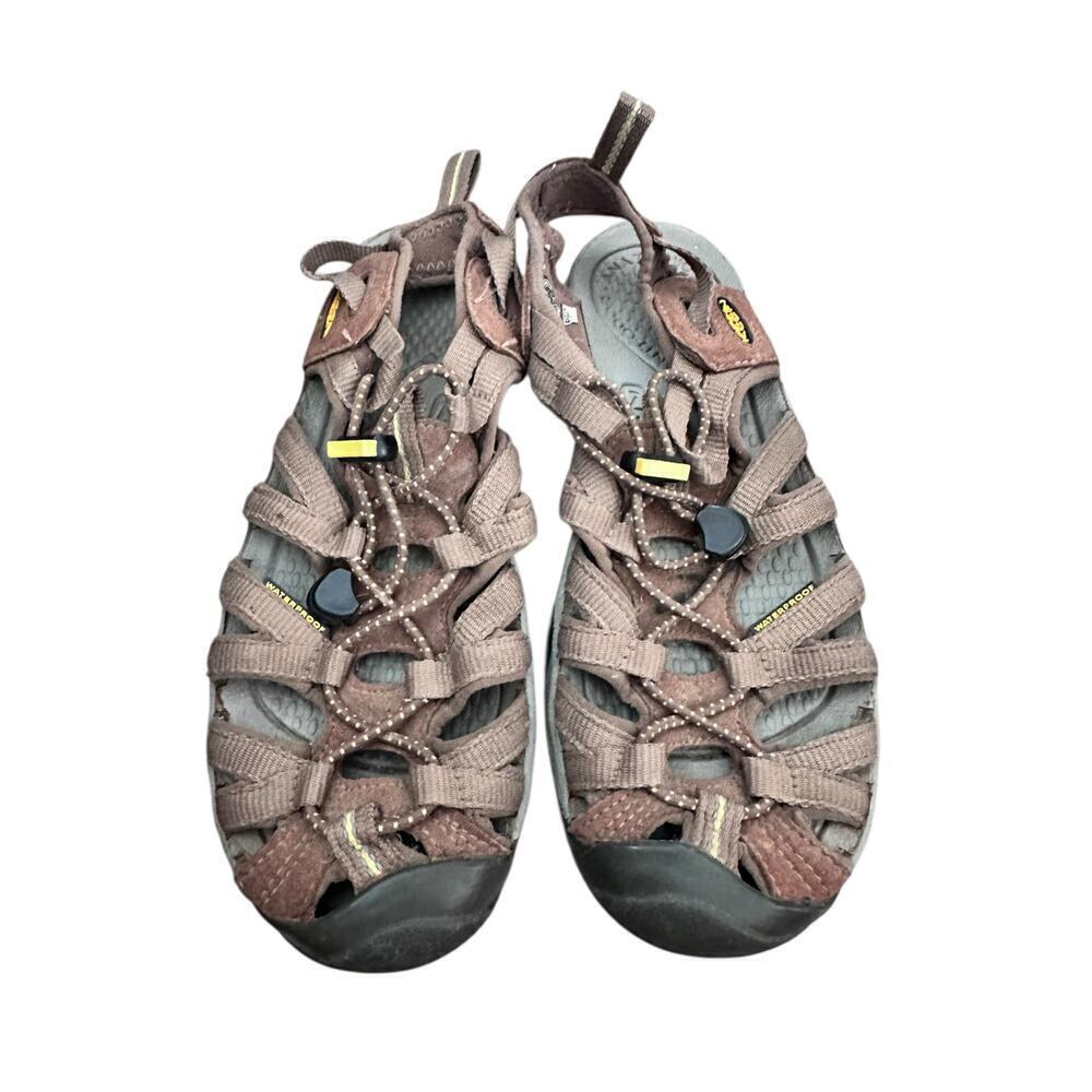 KEEN Women's Tan Brown Whisper Closed Toe Waterproof Sport Sandals Size 7.5